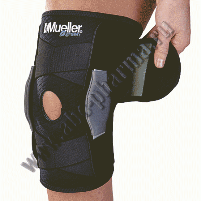 ������������ ��������� ������ �� ������ Mueller Green (����������)  (���.86455) Mueller Green Adjustable Hinged Knee Brace